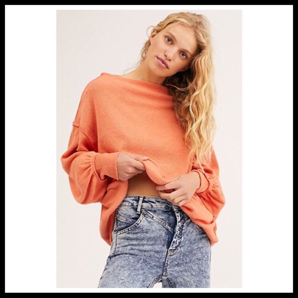 FREE PEOPLE BOHO TUNIC PULLOVER TOP A3C - Picture 4 of 16